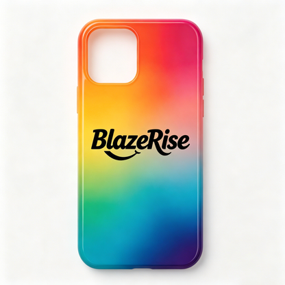 【BlazeRise Rainbow Gradient Phone Case】—— Where Style Meets Protection