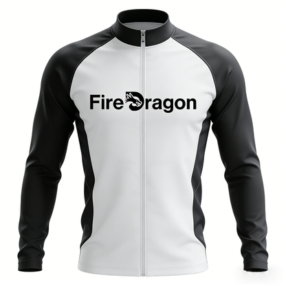 【FireDragon Color-Block Track Jacket】—— Your Go-To for Sporty & Casual Style