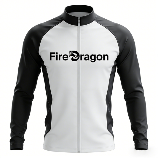 【FireDragon Color-Block Track Jacket】—— Your Go-To for Sporty & Casual Style