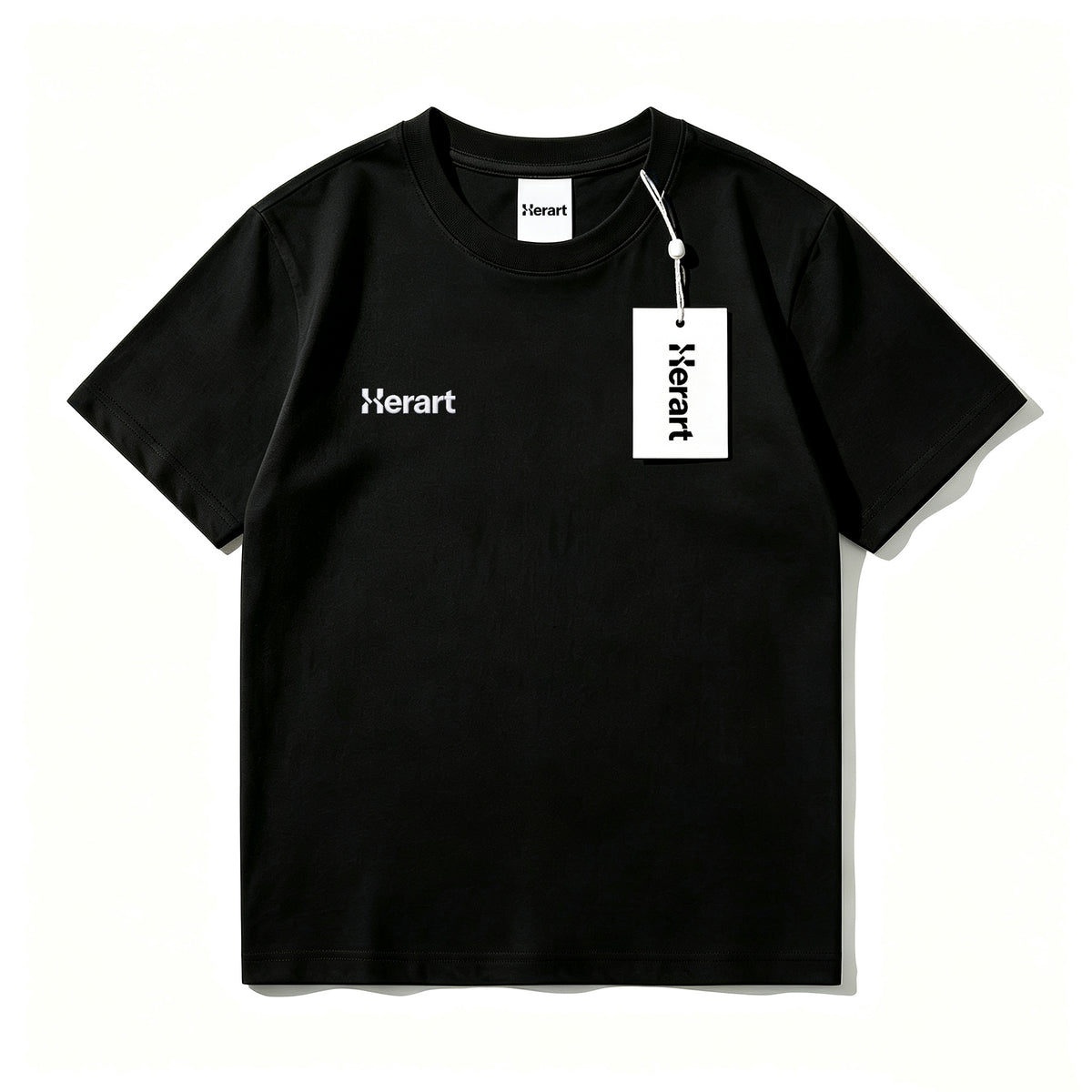 Herart Classic Crew Neck Short Sleeve T-Shirt, Casual Soft Basic Tee, Breathable Daily Top for Men Women