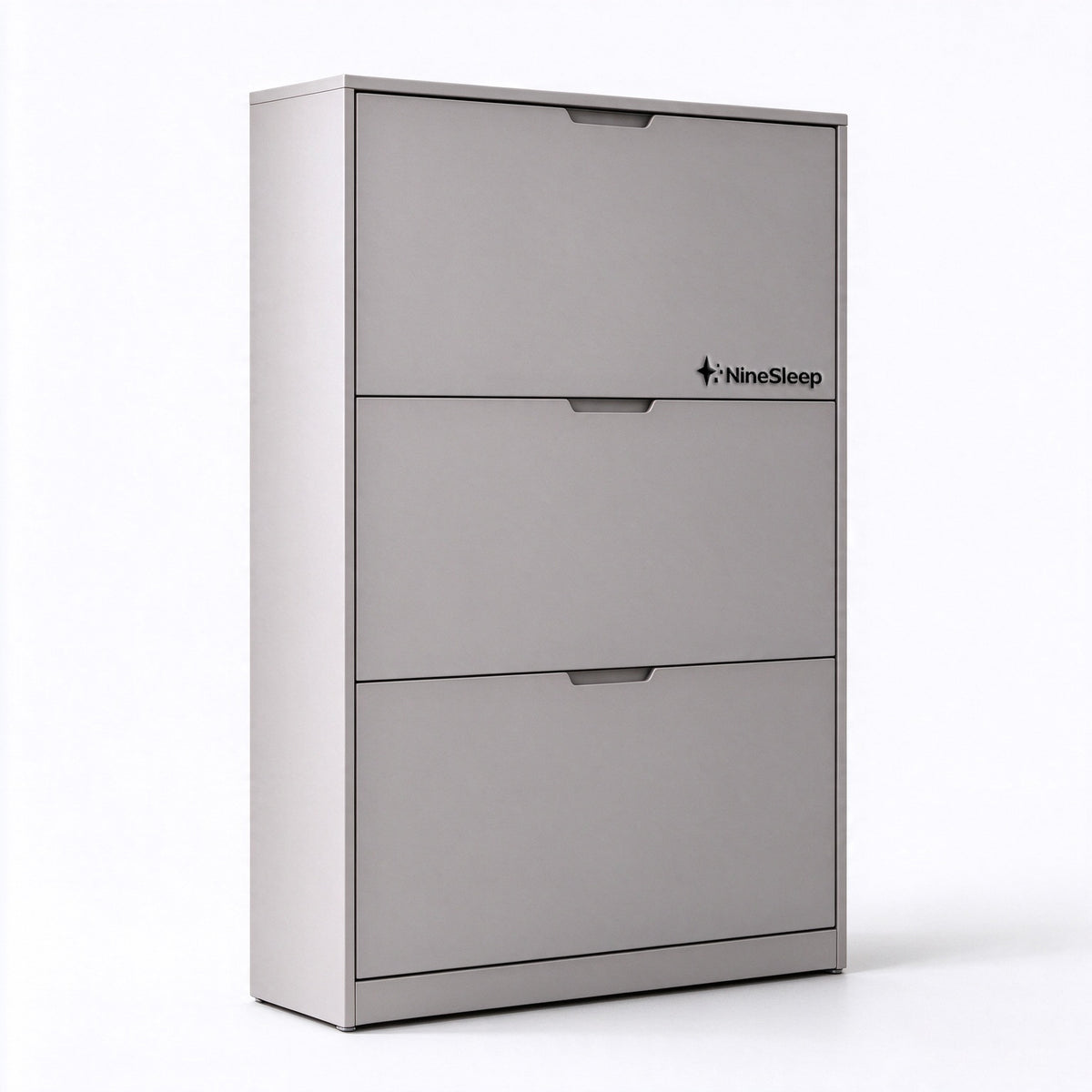 NineSleep Shoe cabinets, 3 Flip Drawers Detachable Assemble Yourself Slim Shoe Storage Cabinet, Freestanding Narrow Shoe Organizer for Entryway Hallway