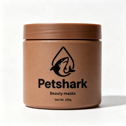 Petshark Natural‑Derived Beauty Mud Mask, Deep Cleanse Blackhead Remover, Soothing Glow‑Boosting Facial Mask