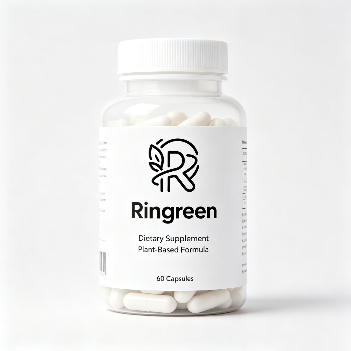 Ringreen All Natural Plant Based Formula Capsules, Daily Wellness Dietary Supplement, Non‑GMO, 60 Count