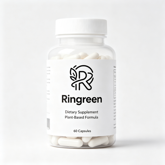 Ringreen All Natural Plant Based Formula Capsules, Daily Wellness Dietary Supplement, Non‑GMO, 60 Count