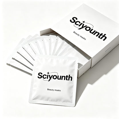 Sciyounth Hydrating Formula Facial Sheet Mask, Deep Moisturizing Soothing Face Mask for Dry Sensitive Skin, Repair Skin Barrier Brighten Dull Complexion