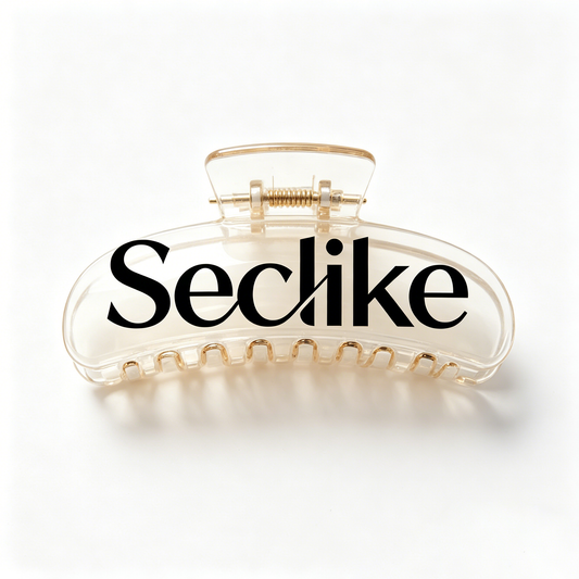 【Seclike Transparent Curved Claw Hair Clip】—— Elegant Match of Hair Styling & Minimalist Beauty