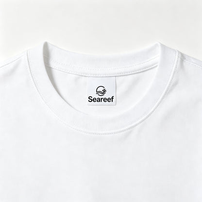 Seareef Classic Short‑Sleeve Crew Neck T‑Shirt, Premium Soft Casual Daily Tee