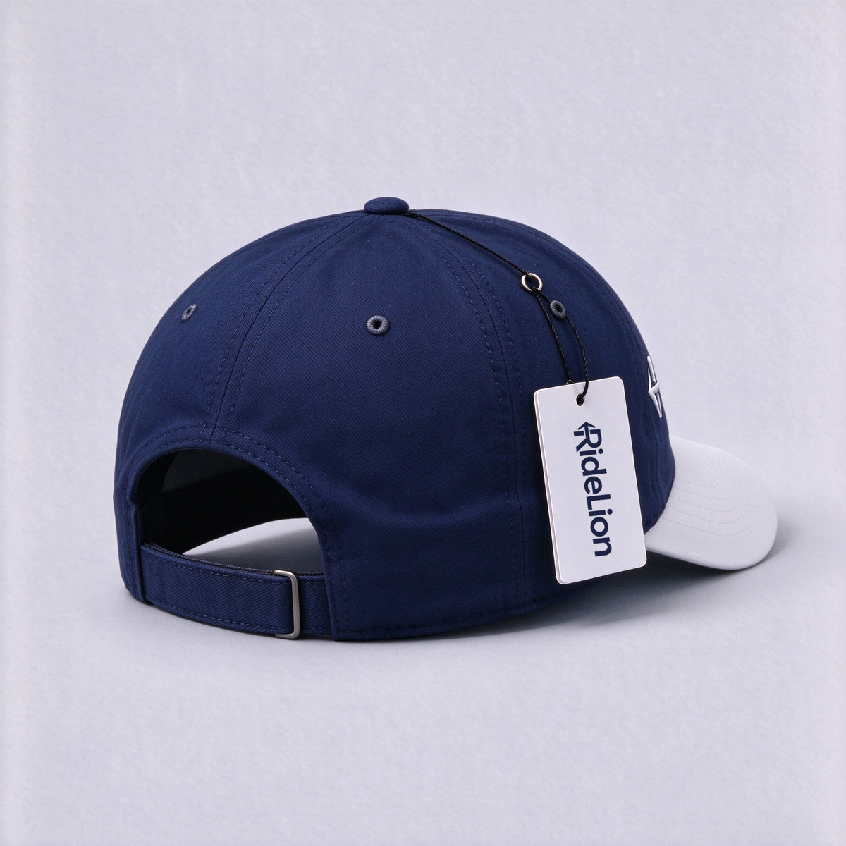 RideLion Two-Tone Baseball Hats, Adjustable Strap Curved Brim Hats, Classic Embroidered Logo Casual Sports Hats for Men Women