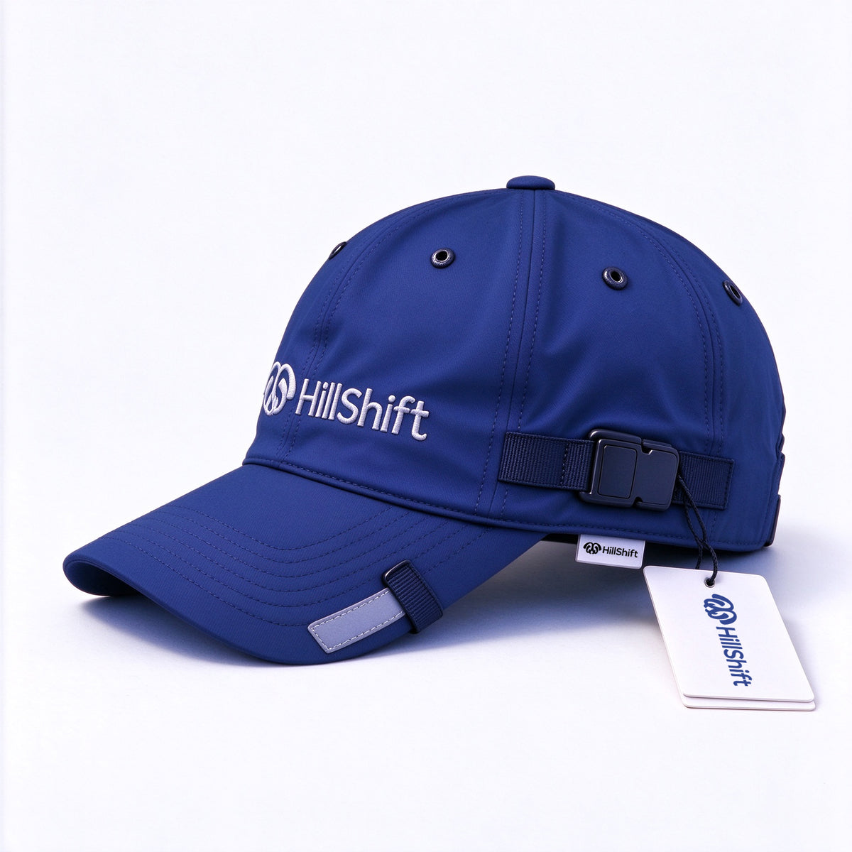HillShift Outdoor Baseball Cap, Lightweight Quick Dry Adjustable Sports Hat with Reflective Details for Hiking Running Fishing Daily Wear