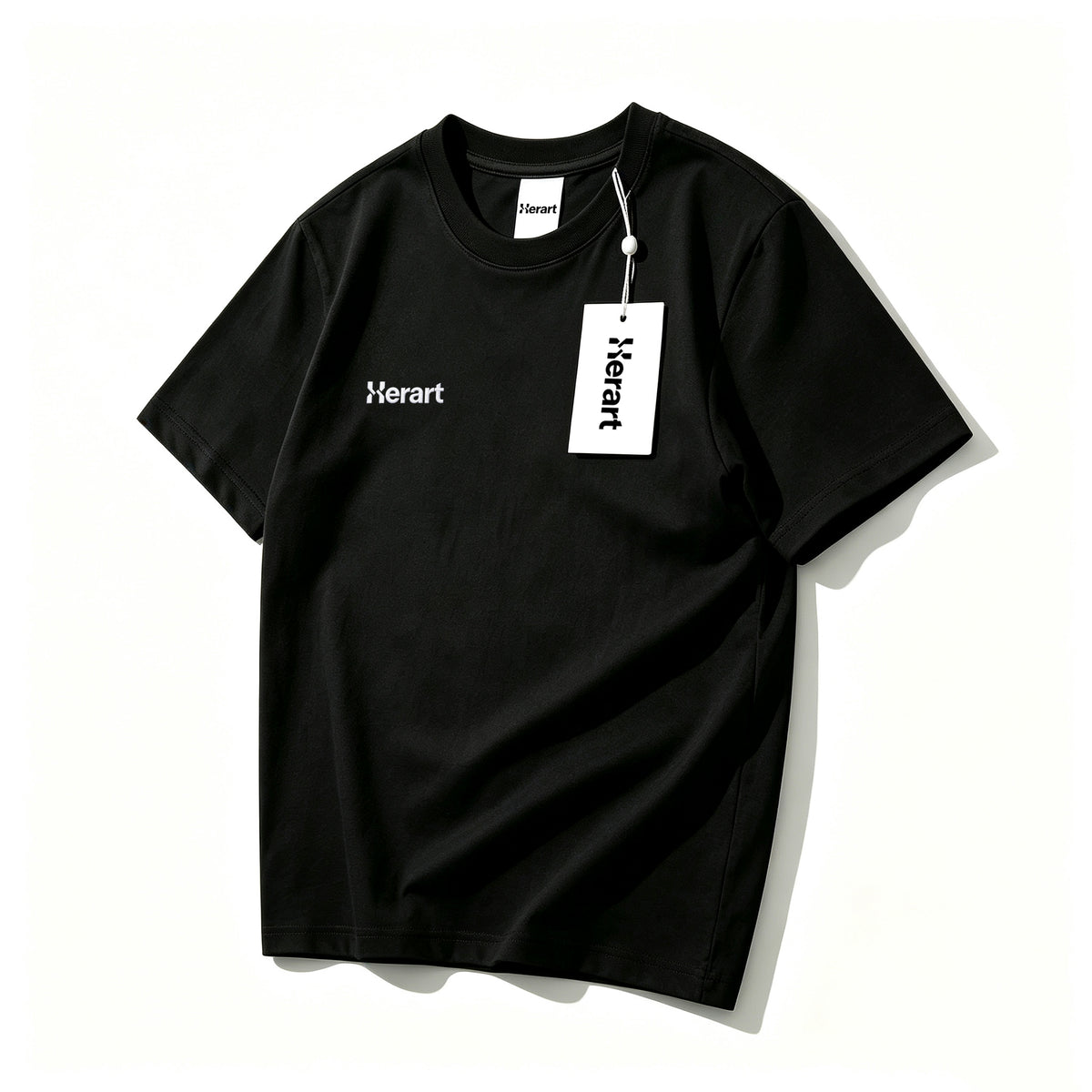 Herart Classic Crew Neck Short Sleeve T-Shirt, Casual Soft Basic Tee, Breathable Daily Top for Men Women