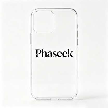 【Phaseek Cell phone cases】—— Minimalist Clear Protective Cover for Daily Phone Use