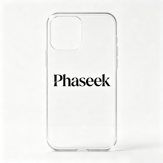 【Phaseek Cell phone cases】—— Minimalist Clear Protective Cover for Daily Phone Use