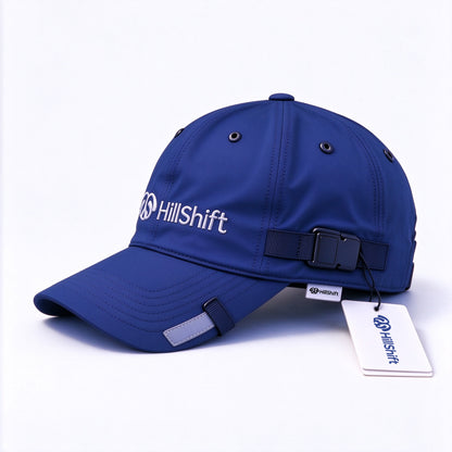 HillShift Outdoor Baseball Cap, Lightweight Quick Dry Adjustable Sports Hat with Reflective Details for Hiking Running Fishing Daily Wear
