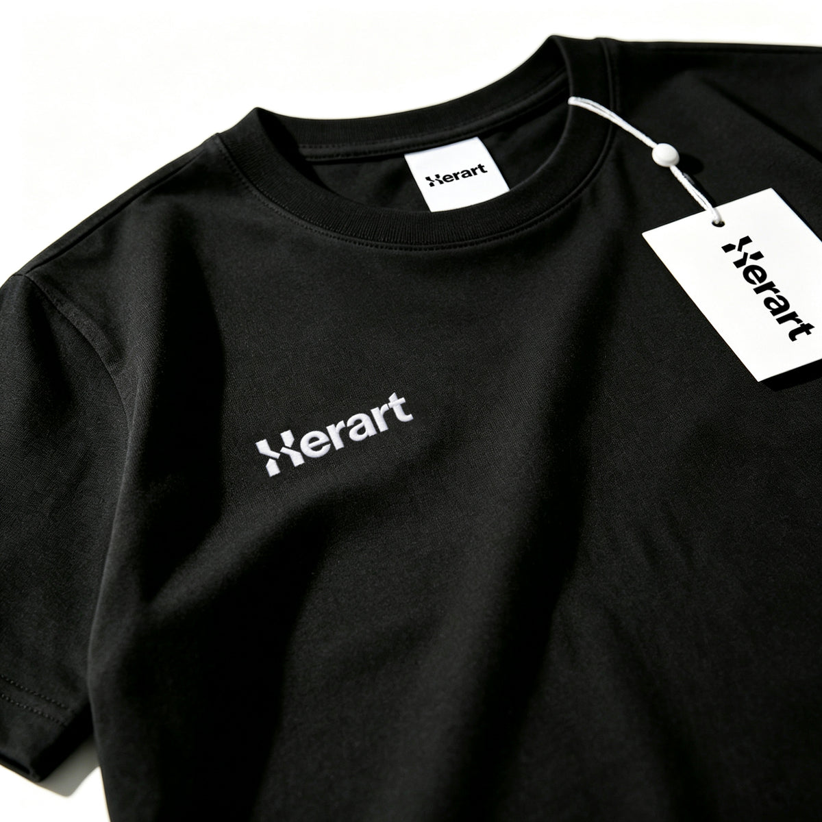 Herart Classic Crew Neck Short Sleeve T-Shirt, Casual Soft Basic Tee, Breathable Daily Top for Men Women