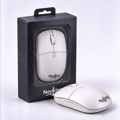 Naviking Wireless Computer Mouse, Slim Quiet Click Wireless Mouse, Portable Ergonomic Office Mouse for Laptop PC Desktop