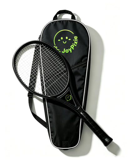 JoyPixie Carbon Fiber Tennis Racket, Adult Beginner Tennis Racquet, Integrated Tennis Racket with Portable Storage Bag