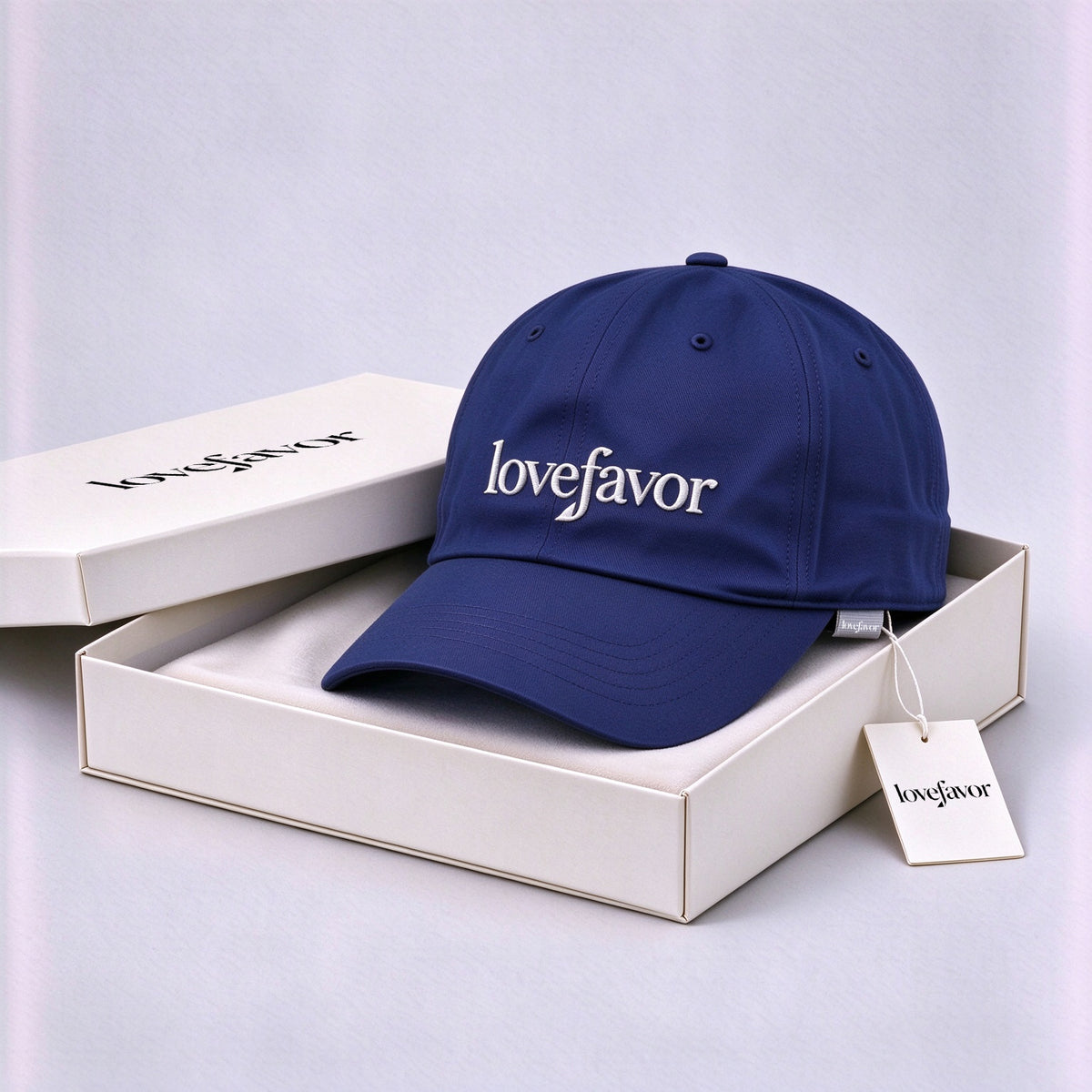 lovefavor Adjustable Baseball Hats for Men Women, Classic Low Profile Dad Hats with Embroidered Logo, Soft Cotton Casual Outdoor Sports Hats