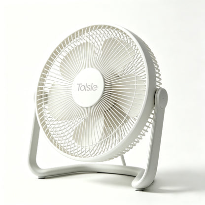 Toisle Portable Table Fan, 360° Tilt Adjustable Small Electric Fan, Quiet Desktop Cooling Fan for Home Bedroom Office Dorm