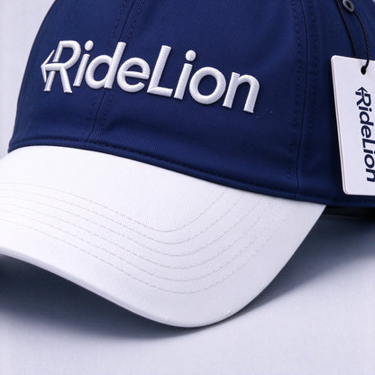 RideLion Two-Tone Baseball Hats, Adjustable Strap Curved Brim Hats, Classic Embroidered Logo Casual Sports Hats for Men Women