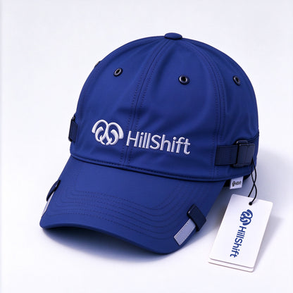 HillShift Outdoor Baseball Cap, Lightweight Quick Dry Adjustable Sports Hat with Reflective Details for Hiking Running Fishing Daily Wear
