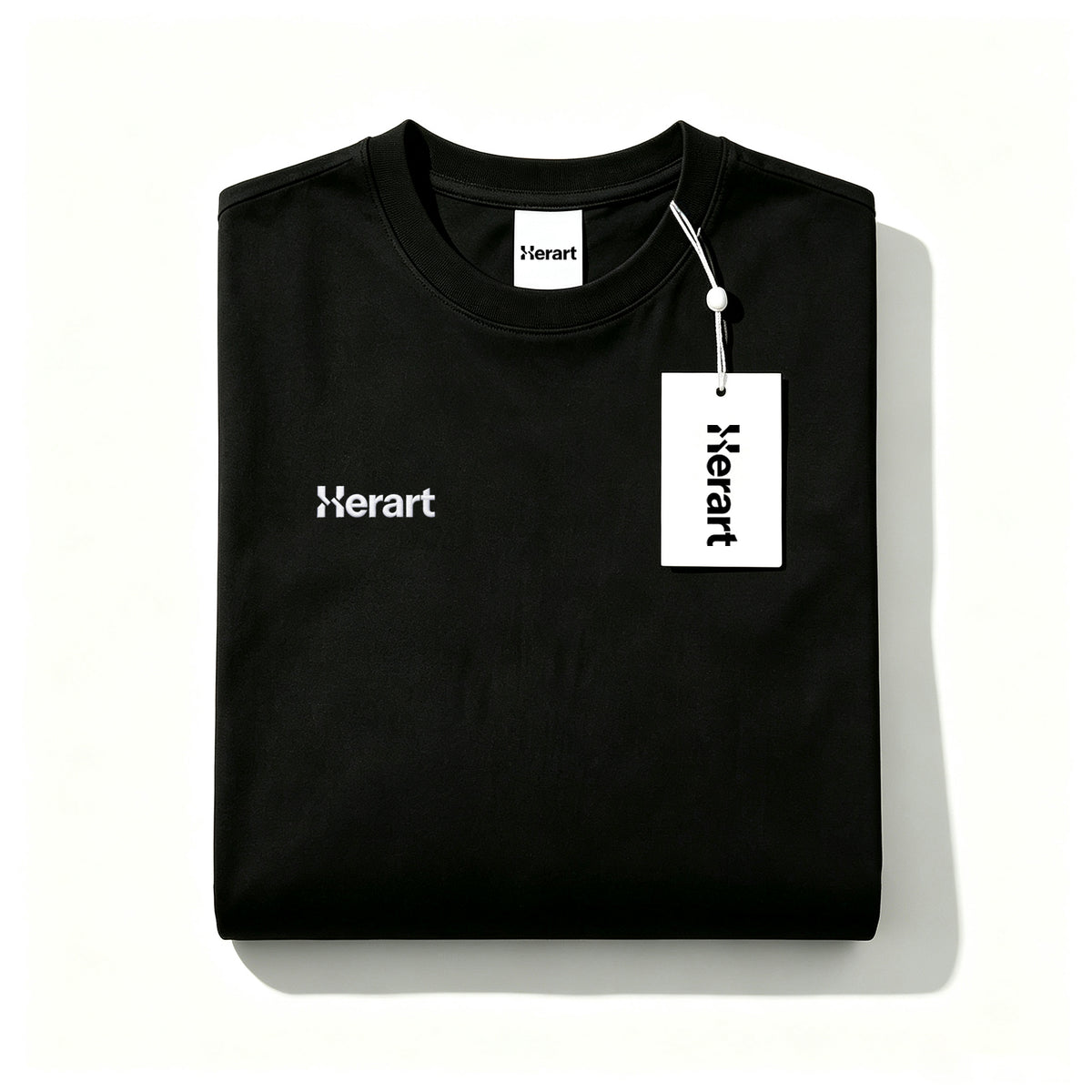 Herart Classic Crew Neck Short Sleeve T-Shirt, Casual Soft Basic Tee, Breathable Daily Top for Men Women