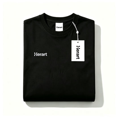Herart Classic Crew Neck Short Sleeve T-Shirt, Casual Soft Basic Tee, Breathable Daily Top for Men Women