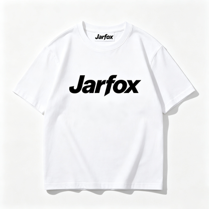 Jarfox Men's Classic Short Sleeve Crew Neck T-Shirt, Casual Solid White Basic Tee Top for Daily Wear