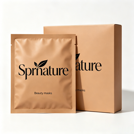 Sprnature Natural Plant Extract Beauty Sheet Masks, Hydrating Brightening Facial Mask Sheets, Deep Moisturizing Repair Skin Barrier, Disposable Skincare Face Masks for All Skin Types, Home Spa Skin Care Gift Pack