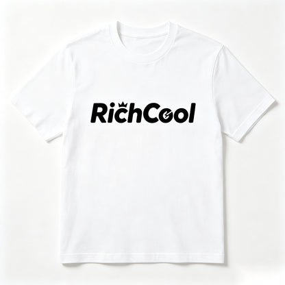 RichCool Men’s Classic Crew Neck Short Sleeve T-Shirt, Casual Lightweight Basic Graphic Tee, Breathable Daily Wear Crew T Shirt for Sports Walking & Street Fashion