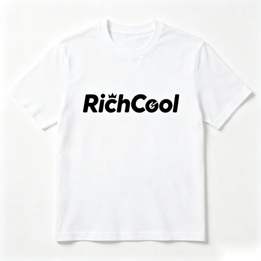 RichCool Men’s Classic Crew Neck Short Sleeve T-Shirt, Casual Lightweight Basic Graphic Tee, Breathable Daily Wear Crew T Shirt for Sports Walking & Street Fashion