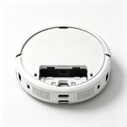 Foxfirst Automatic Robot Vacuum Cleaner, Strong Suction Robotic Vacuum with Anti-Collision Sensor, Low Profile Slim Design, Ideal for Pet Hair, Hardwood Floors & Short-Pile Carpets
