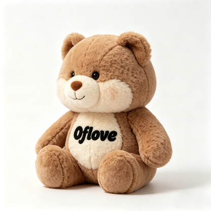 【Oflove Teddy Bear Stuffed Toy】—— A Cuddly Companion for Every Heart