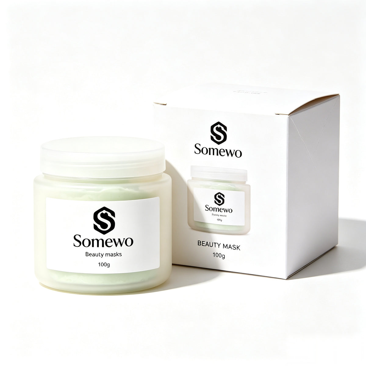 Somewo Beauty Mask for Face, Hydrating Nourishing Facial Mask Cream, Deep Cleansing Skin Care Mask for Daily Facial Treatment