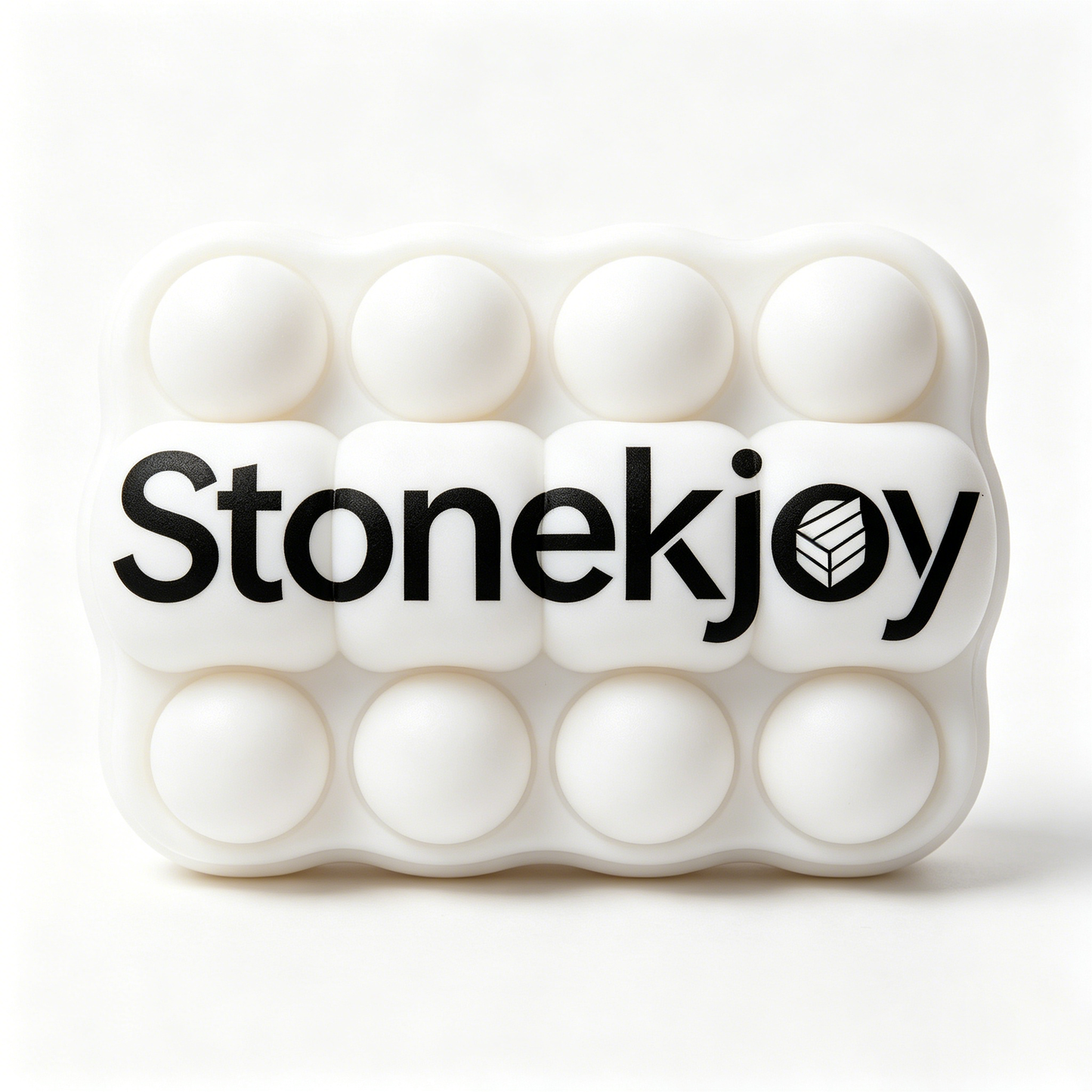 Stonekjoy Silicone Pop Fidget Squeeze Toy, Portable Stress Relief Popping Bubble Sensory Toy for Adults & Kids, Pocket Size Anxiety Relief Fidget Block