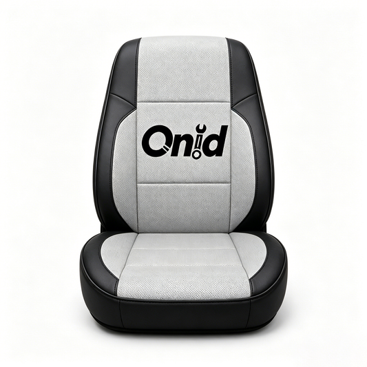 Onid Car Seat Covers, Breathable Faux Leather Auto Seat Cushions, Universal Fit Front Car Seats, Waterproof Comfort Automotive Seat Protectors for Sedan Truck SUV Van