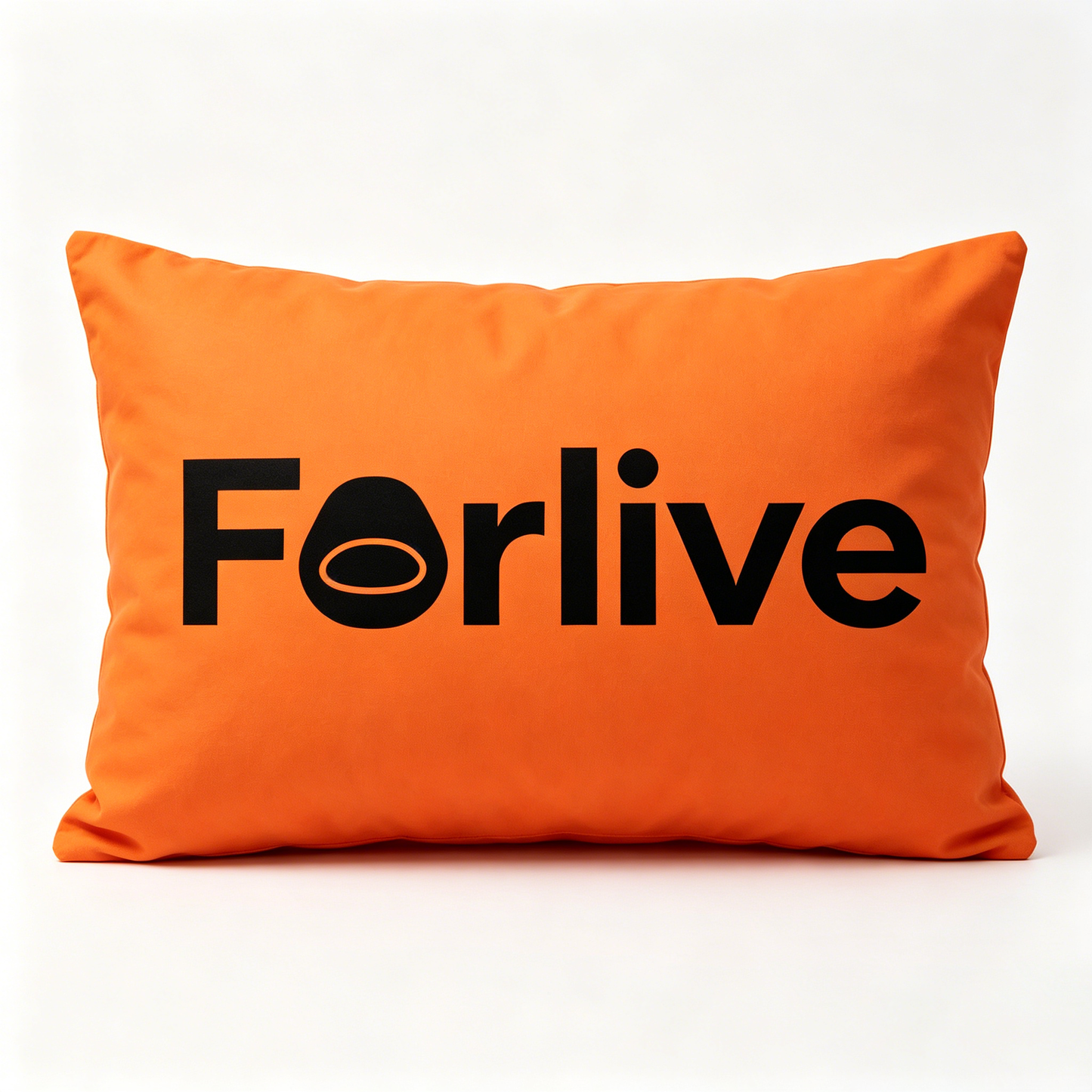 Forlive Decorative Throw Pillow, Soft & Cozy Accent Cushion for Living Room, Bedroom, Sofa, Couch, Vibrant Orange