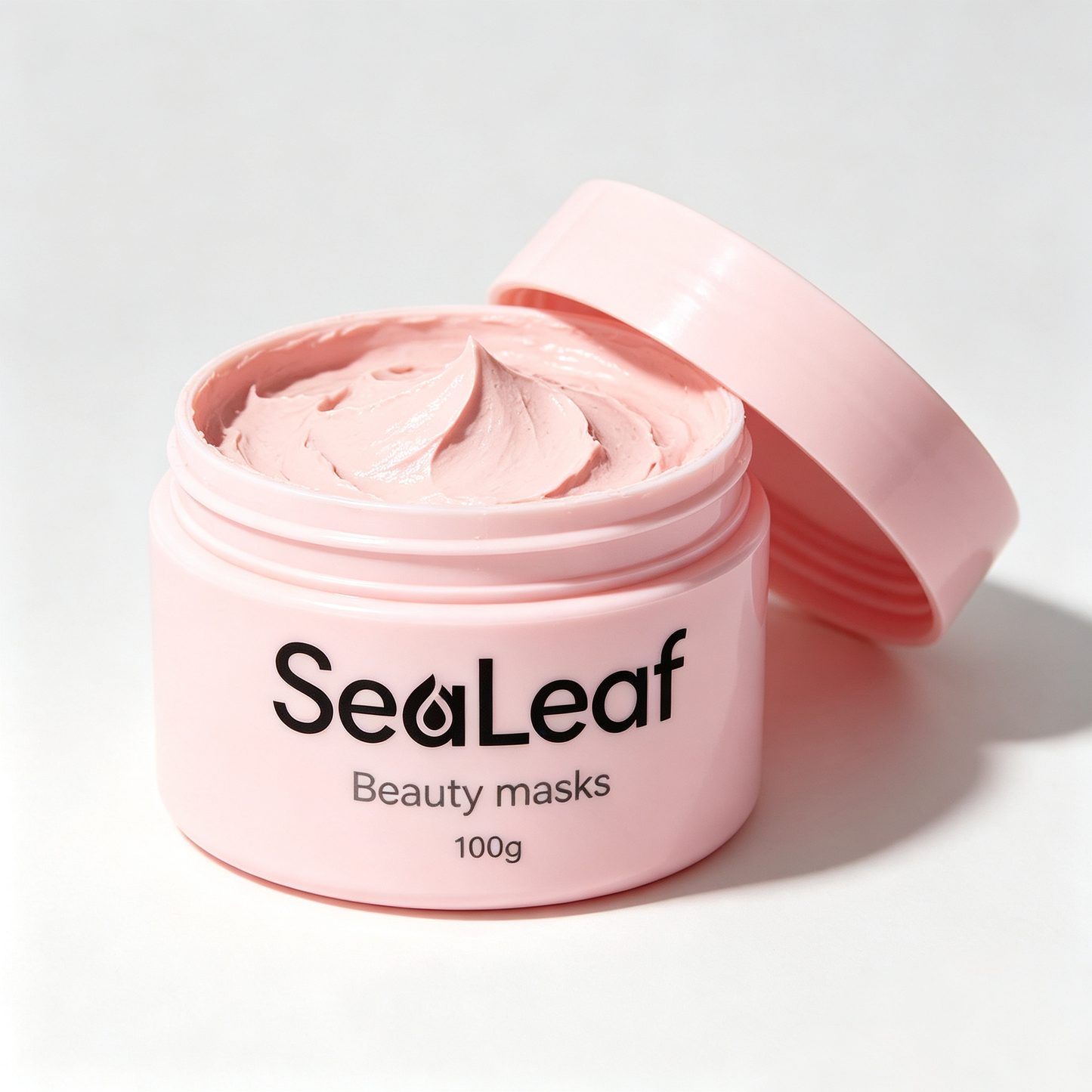 SeaLeaf Pink Cream Beauty Mask, Hydrating Brightening Facial Mud Mask for Dull Dry Skin, Deep Pore Cleansing Moisturizing Face Mask, Gentle Skin Care Mask for Women Daily Skincare, Ideal Self Care & Gift for Her