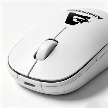 A Aihamster USB‑C Rechargeable Silent Wireless Computer Mouse Portable Office Mice