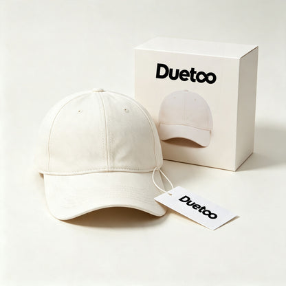 Duetoo Classic Cotton Baseball Cap, Adjustable Soft Crown Dad Hat, Casual Lightweight Sports Hat for Men Women Outdoor Daily Wear