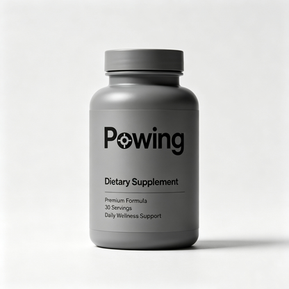 Powing Daily Wellness Dietary Supplement Capsules, Premium All-Round Health Support Formula, Easy-Swallow Capsules