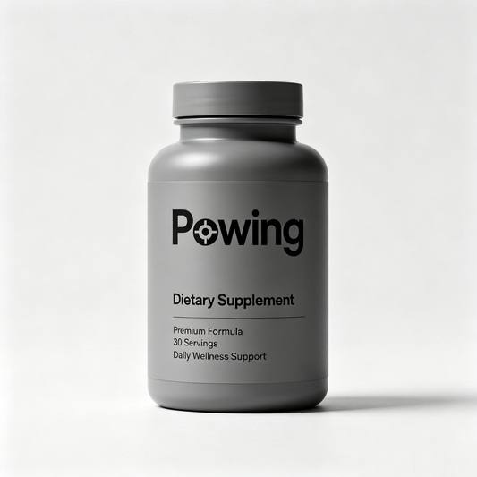 Powing Daily Wellness Dietary Supplement Capsules, Premium All-Round Health Support Formula, Easy-Swallow Capsules