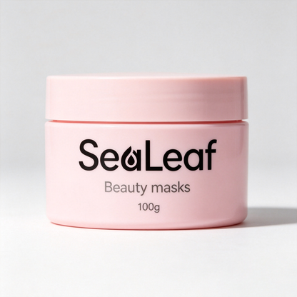 SeaLeaf Pink Cream Beauty Mask, Hydrating Brightening Facial Mud Mask for Dull Dry Skin, Deep Pore Cleansing Moisturizing Face Mask, Gentle Skin Care Mask for Women Daily Skincare, Ideal Self Care & Gift for Her
