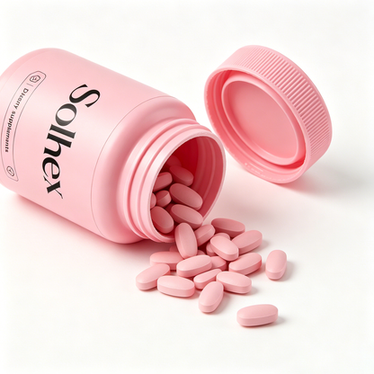 Solhex Daily Nutritional Tablets, Natural Energy Support Dietary Supplement, Non-GMO Easy-to-Swallow Pills