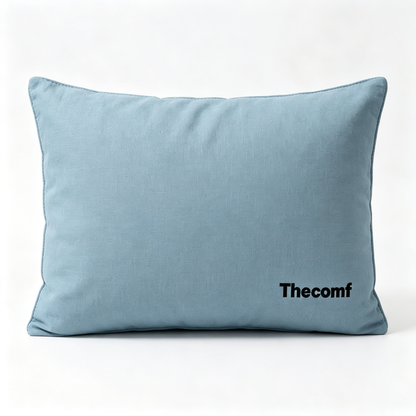 Thecomf Bed Pillow, Soft Breathable Rectangular Sleeping Pillow for Bedroom & Guest Room, Vacuum Compressed Pillow with Skin-Friendly Fabric