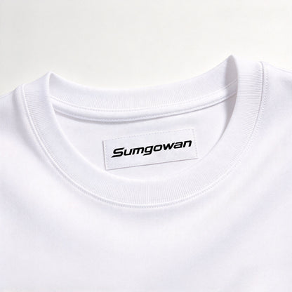 Sumgowan Classic Crew Neck Short Sleeve T-Shirt, Premium Soft Cotton Plain Basic Tee for Men Daily Casual Wear