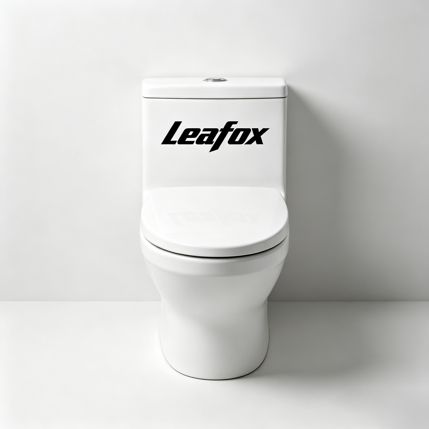 Leafox One-Piece Elongated Toilet Bowl, Comfort Height Dual Flush Standard Toilet, Soft Close Quiet Seat, High Efficiency Water Saving, White Gloss Ceramic For Bathroom Home & Commercial Use