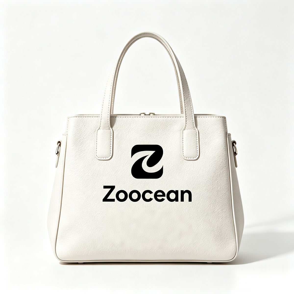 Zoocean Women's Top Handle Handbag, Elegant PU Leather Tote Bag with Detachable Shoulder Strap, Fashion Ladies Purse for Daily Work Travel