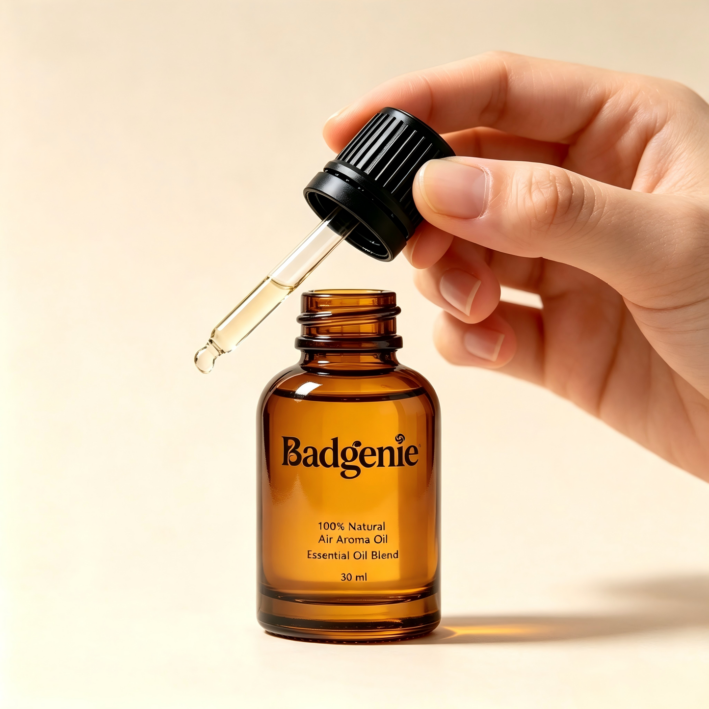 Badgenie Air Aroma Essential Oil Blend, 30ml 100% Natural Fragrance Oil for Diffuser, Humidifier, Home Scenting, LongLasting Air Fragrance Essential Oil for Bedroom Living Room Office