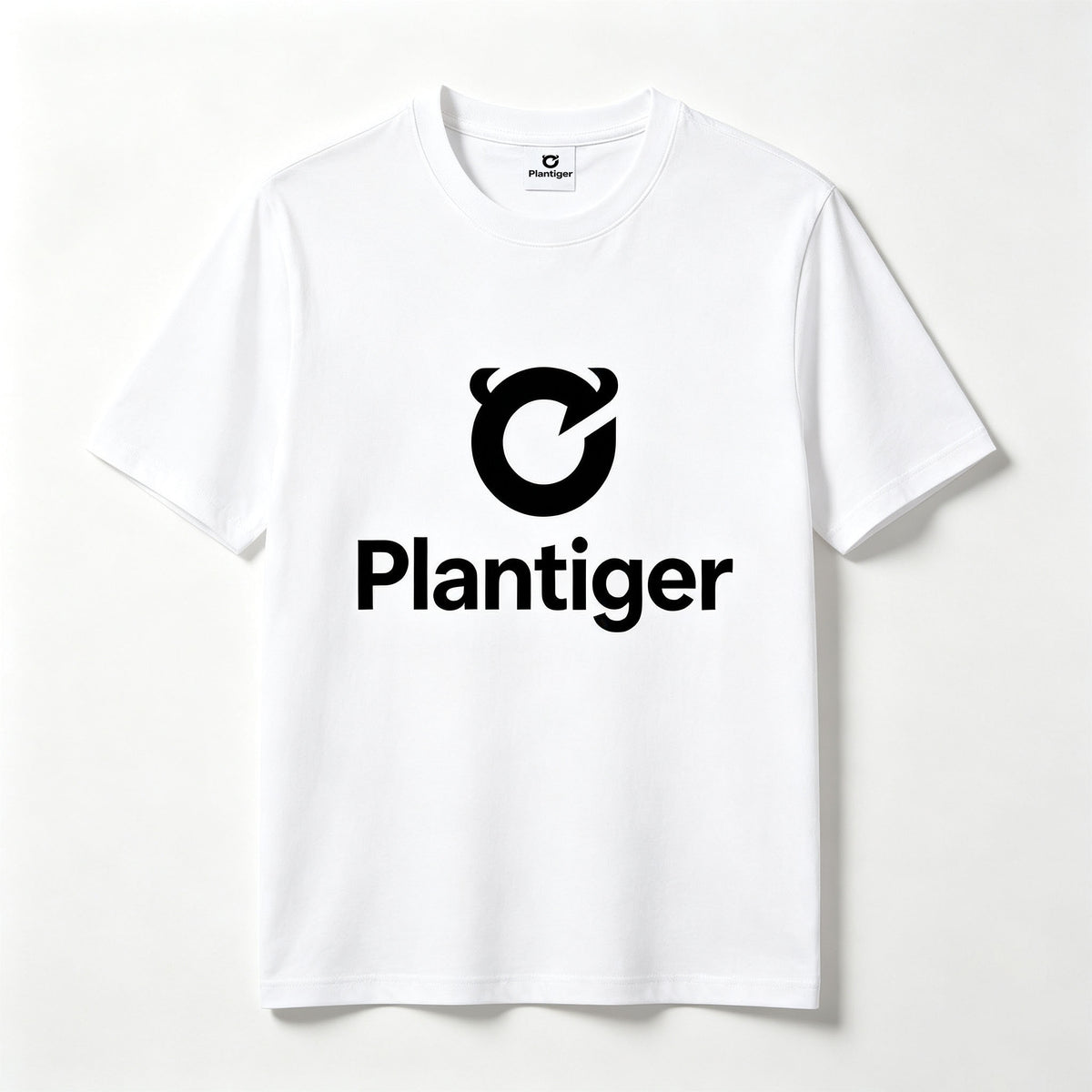 Plantiger Premium Soft Cotton Casual T‑Shirt, Classic Graphic Crew Neck Short Sleeve Tee for Daily Outfit
