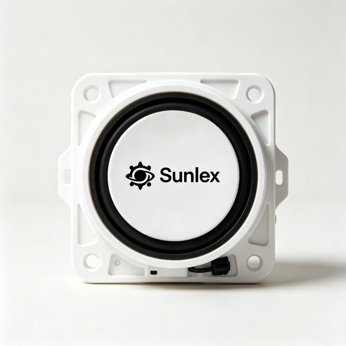Sunlex 12V Square‑Shaped Vehicle Horn, IP65 Waterproof High‑Decibel Automotive Warning Horn, Universal Replacement Speaker for Car, Truck, SUV, Motorcycle, Boat